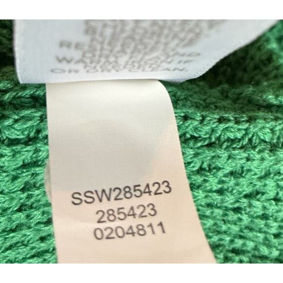 J Jill Sweaters Womens Green Cardigan Long Sleeve Button Up Collared Sz M Tall - Picture 8 of 9